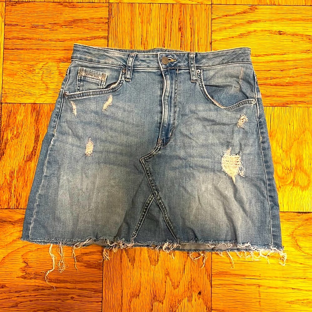 Calvin Klein denim mini skirt